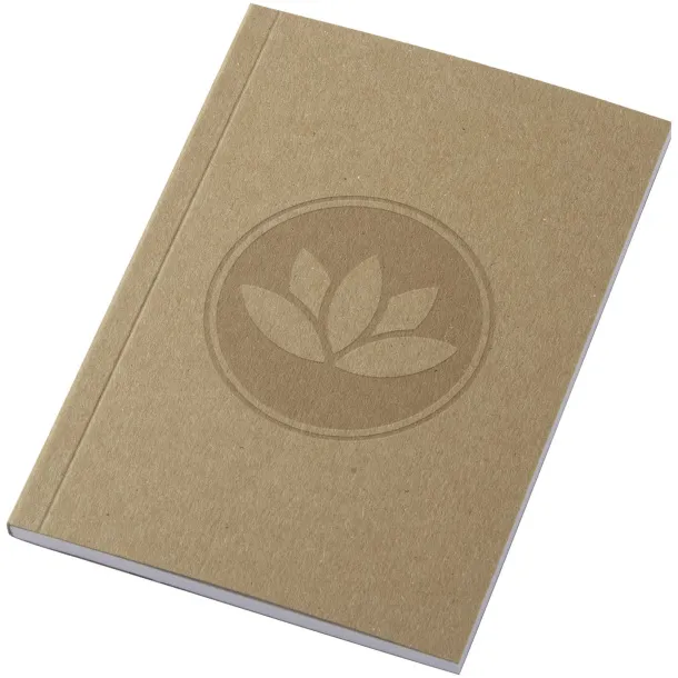 Novella Austen A6 recycled soft cover kraft notebook - 50 sheets Natural