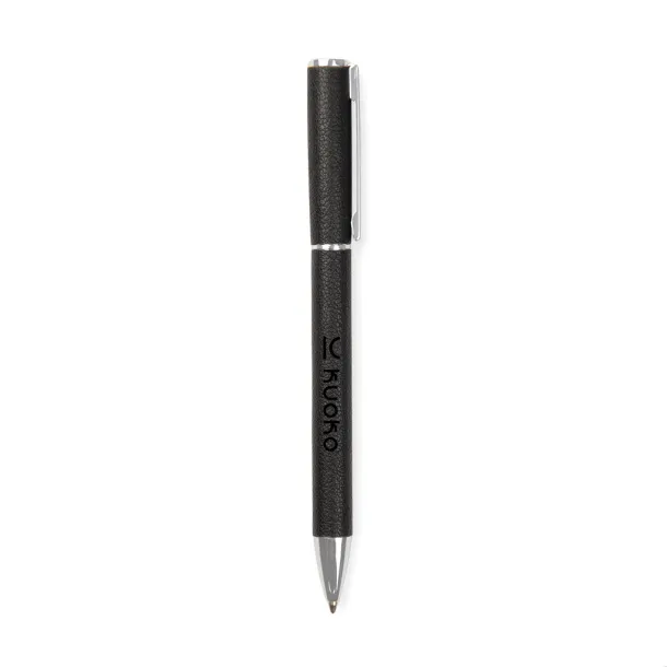 VINGA Timo RCS recycled aluminium pen - Vinga Black 