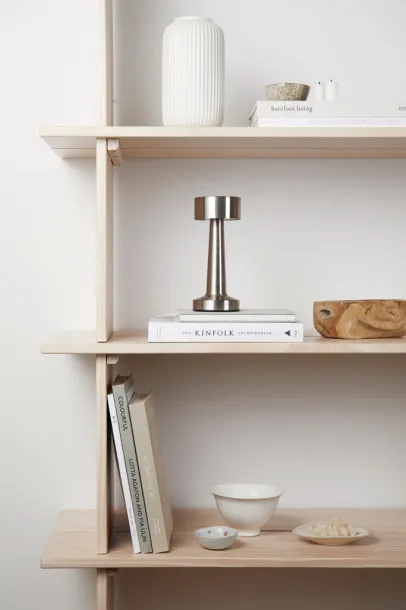 VINGA Maris RCS recycled ABS table lamp - Vinga silver grey 