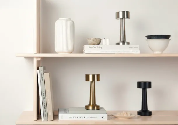 VINGA Maris RCS recycled ABS table lamp - Vinga Gold 