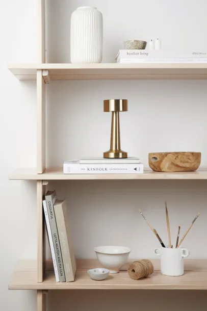 VINGA Maris RCS recycled ABS table lamp - Vinga Gold 