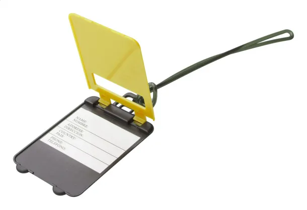 Glasgow luggage tag Yellow