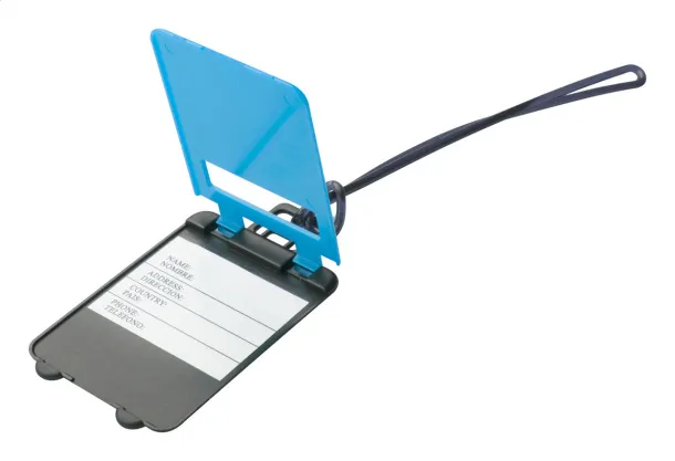 Glasgow luggage tag Light blue