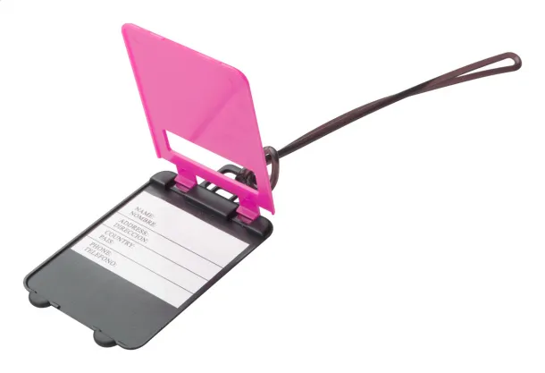 Glasgow luggage tag Pink