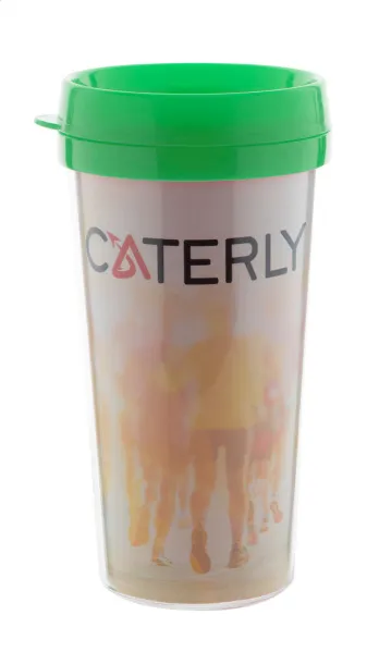 Poster thermo mug Green