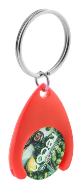 Nelly trolley coin keyring Red