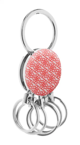 Cinco keyring Silver