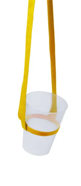 Lancup drink holder lanyard Yellow