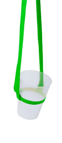 Lancup drink holder lanyard Green
