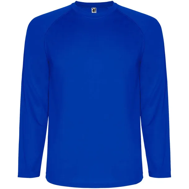 Montecarlo long sleeve men's sports t-shirt - Roly Blue