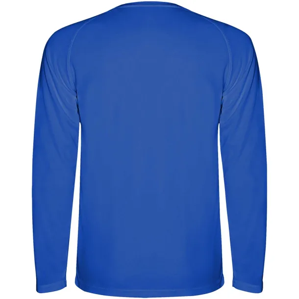 Montecarlo long sleeve men's sports t-shirt - Roly Blue