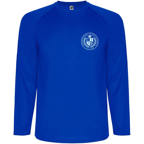 Montecarlo long sleeve men's sports t-shirt - Roly Blue
