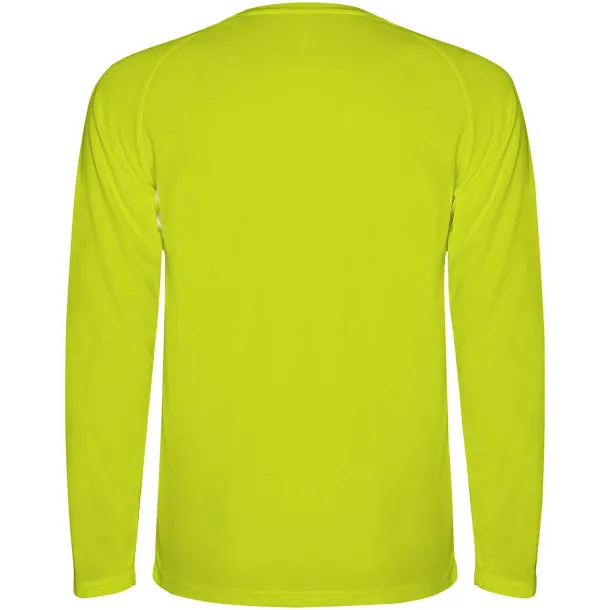 Montecarlo muška sportska majica dugih rukava - Roly Fluor Yellow