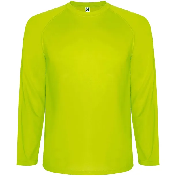 Montecarlo muška sportska majica dugih rukava - Roly Fluor Yellow