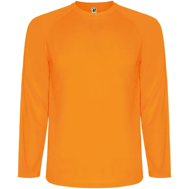 Montecarlo muška sportska majica dugih rukava - Roly Fluor Orange