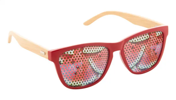 Colobus sunglasses Red Natural