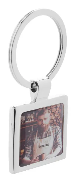 Dice keyring Silver