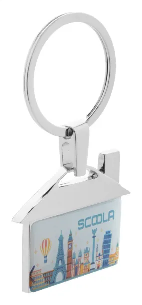 Dwell keyring Silver