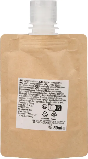 Kyle Paper bag sunscreen lotion