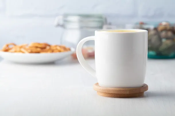Hestia porcelain mug White