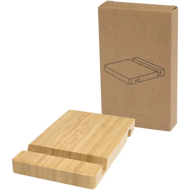 Bubup bamboo 2-angled tablet and phone stand Wood