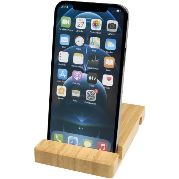 Bubup bamboo 2-angled tablet and phone stand Wood