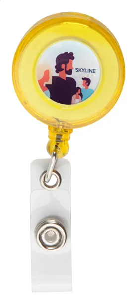Slope pass holder Yellow