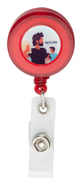 Slope pass holder Red