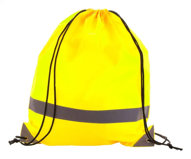 Vidraw reflective drawstring bag Yellow