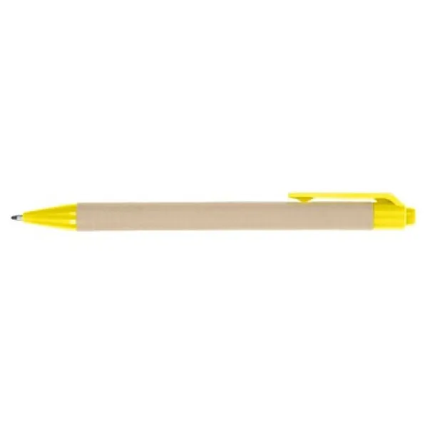  Notebook approx. A5 with ball pen yellow
