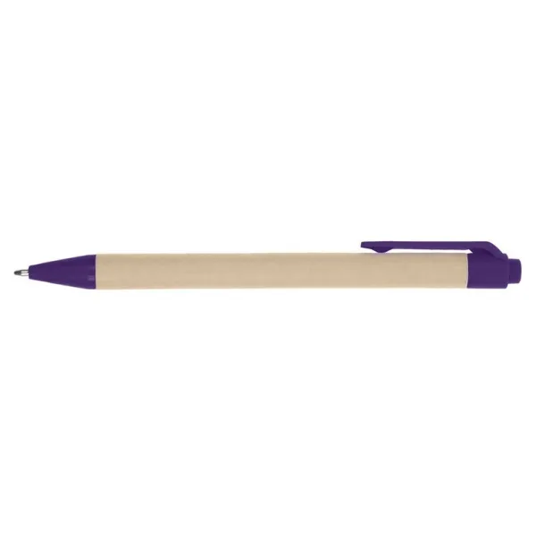  Notebook approx. A5 with ball pen purple