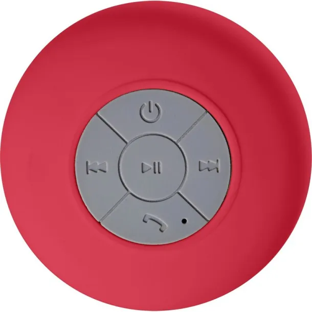  Wireless speaker 2W with suction cup red