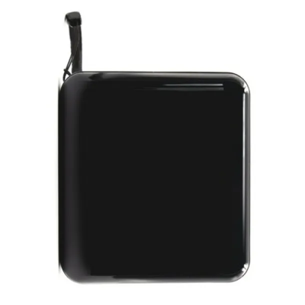  Prijenosna baterija 10.000 mAh s 3 kabela Crna