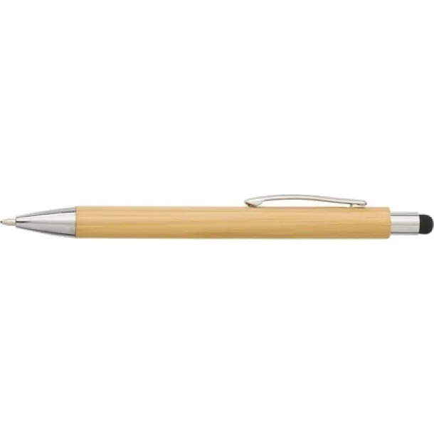  Bamboo ball pen, touch pen Crna