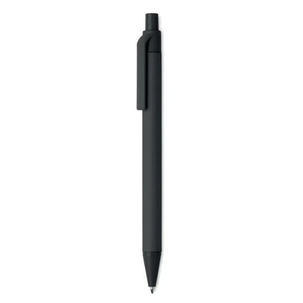 CARTOON COLOURED Paper/PLA corn ball pen Black