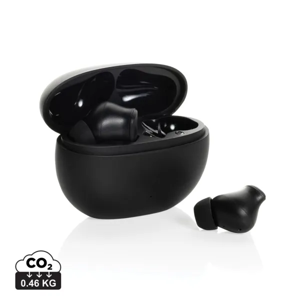 Prolink RCS recycled plastic hybrid ANC/ENC earbud - XD Collection Black 