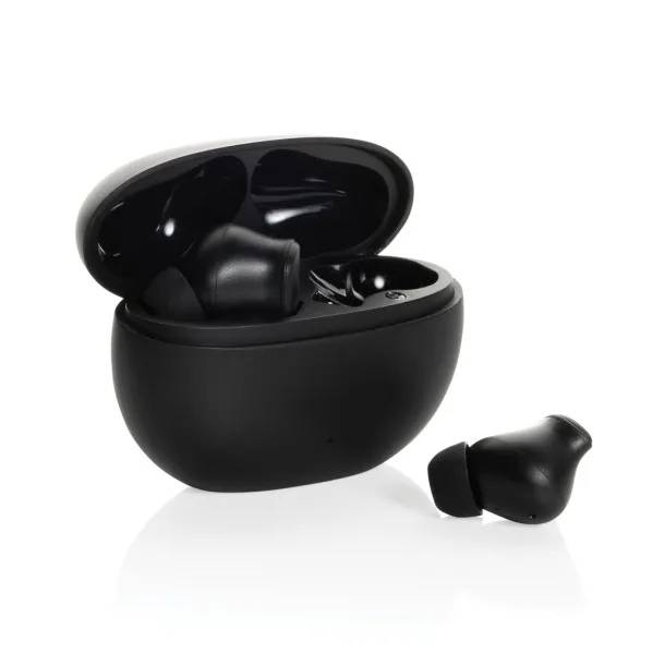 Prolink RCS recycled plastic hybrid ANC/ENC earbud - XD Collection Black 