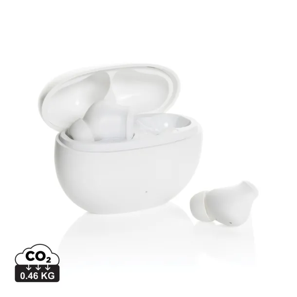 Prolink RCS recycled plastic hybrid ANC/ENC earbud - XD Collection White 