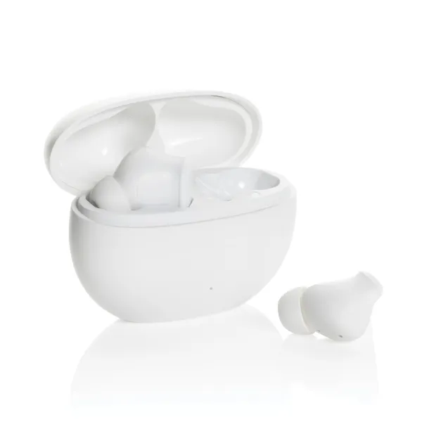 Prolink RCS recycled plastic hybrid ANC/ENC earbud - XD Collection White 