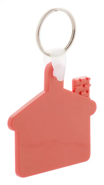 Cottage keyring Red