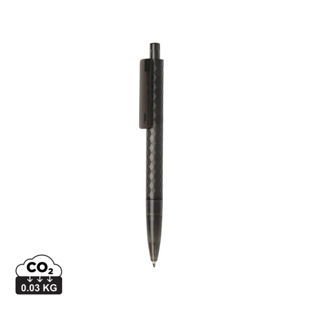 X3 matirana olovka od GRS reciklirane PC plastike - XD Collection Crna 