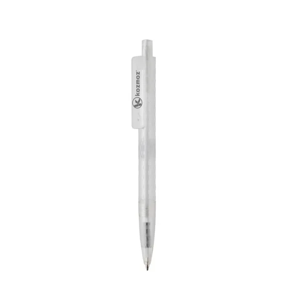 X3 GRS recycled PC plastic pen frosted - XD Collection White 