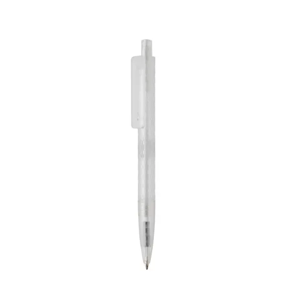 X3 GRS recycled PC plastic pen frosted - XD Collection White 