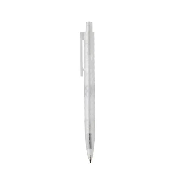 X3 GRS recycled PC plastic pen frosted - XD Collection White 