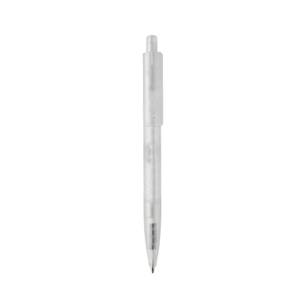 X3 GRS recycled PC plastic pen frosted - XD Collection White 