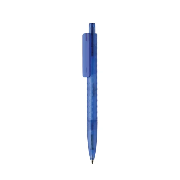 X3 matirana olovka od GRS reciklirane PC plastike - XD Collection Plava 