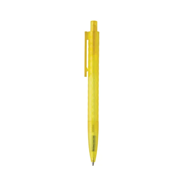 X3 GRS recycled PC plastic pen frosted - XD Collection Yellow 