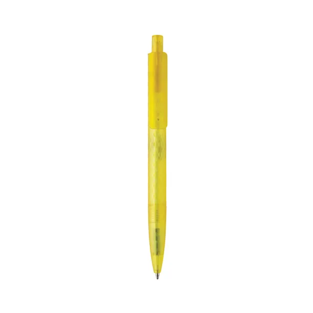 X3 GRS recycled PC plastic pen frosted - XD Collection Yellow 