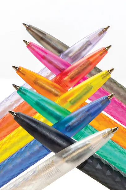 X3 GRS recycled PC plastic pen frosted - XD Collection Zelena