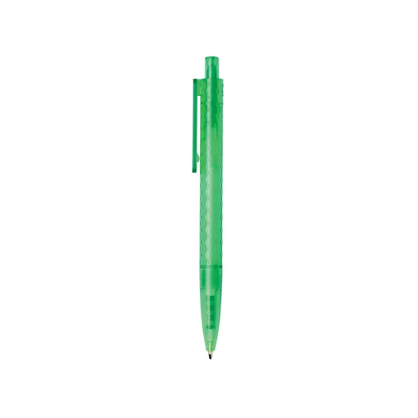 X3 GRS recycled PC plastic pen frosted - XD Collection Zelena